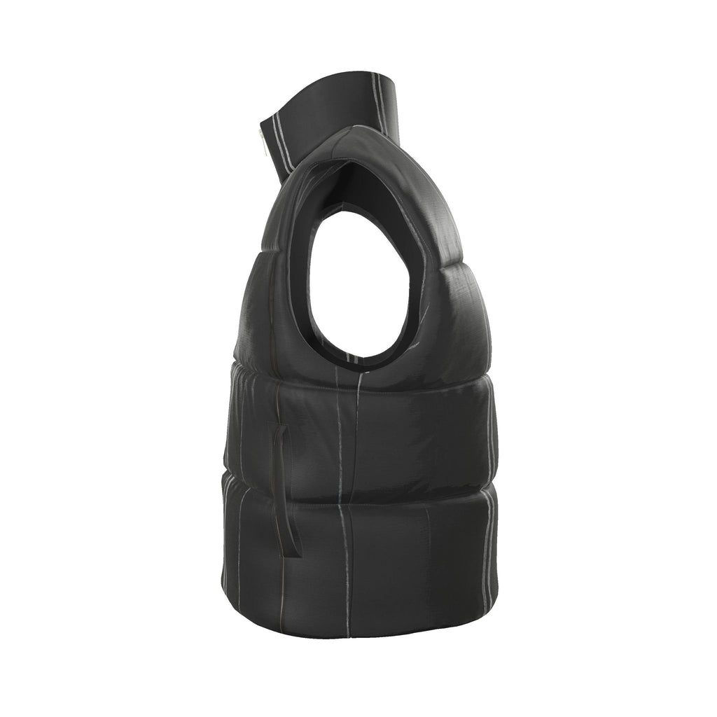NimiaN Argentum Trace Unisex Pure Silk Satin Gilet