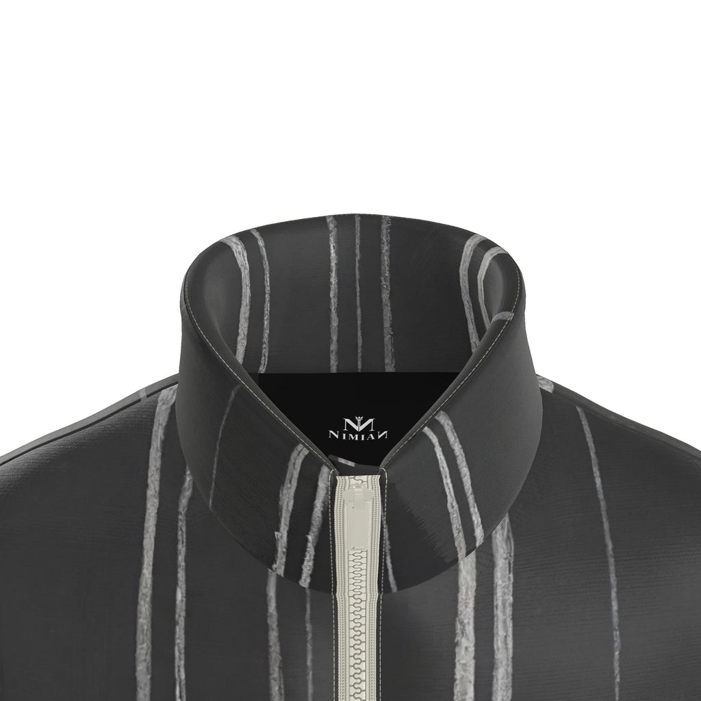 NimiaN Argentum Trace Unisex Pure Silk Satin Gilet