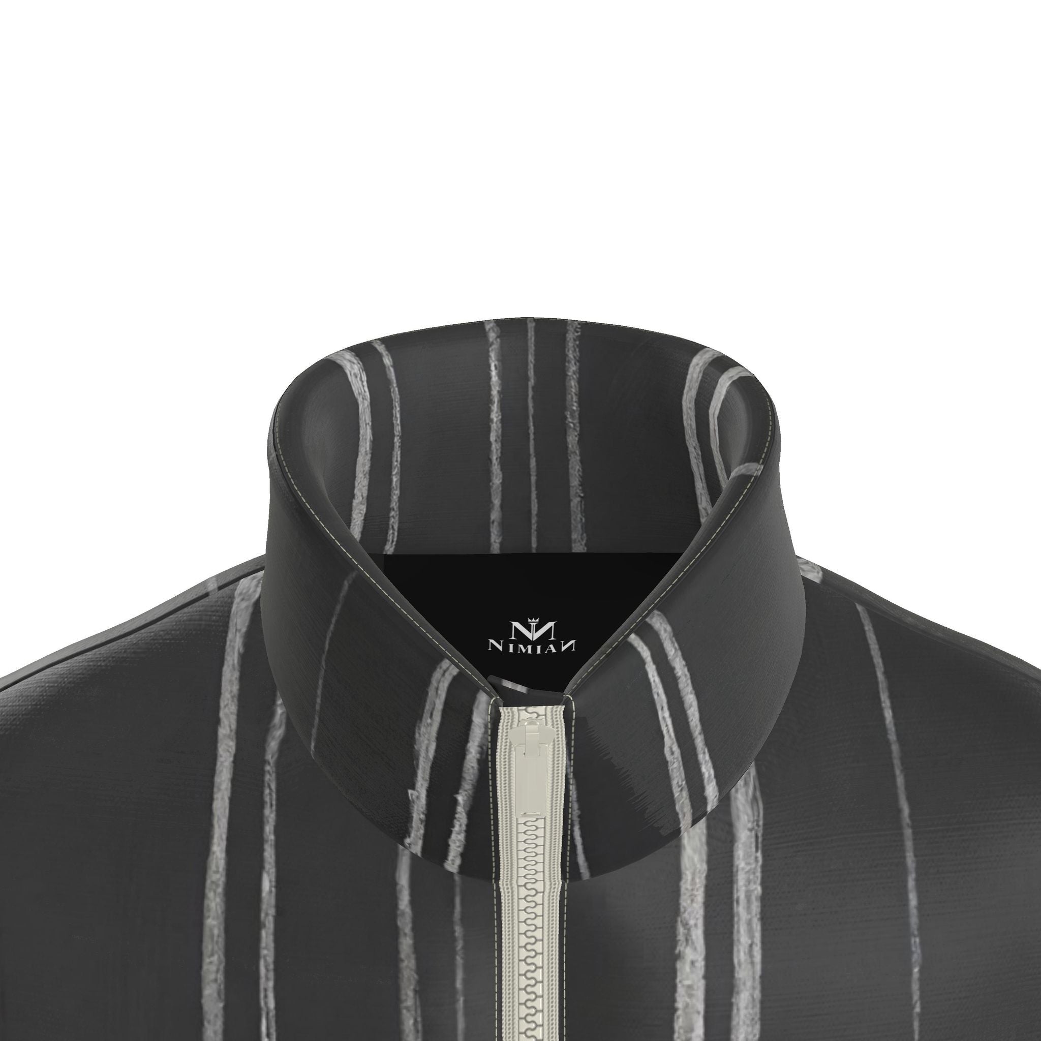 NimiaN Argentum Trace Unisex Pure Silk Satin Gilet
