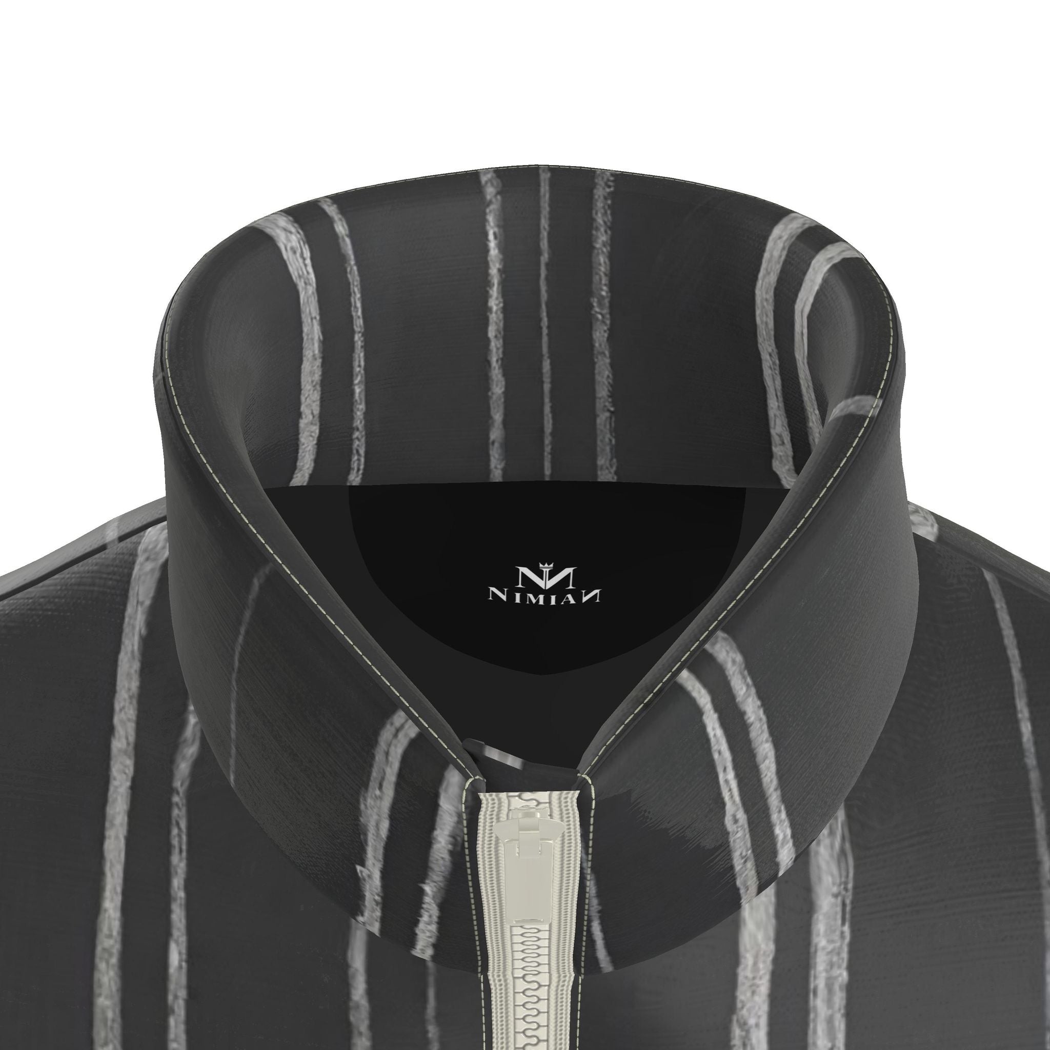 NimiaN Argentum Trace Unisex Pure Silk Satin Gilet