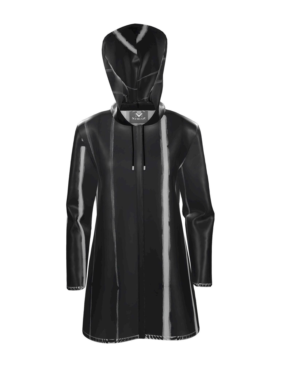 The White Stripes Womens Hooded Rain Mac