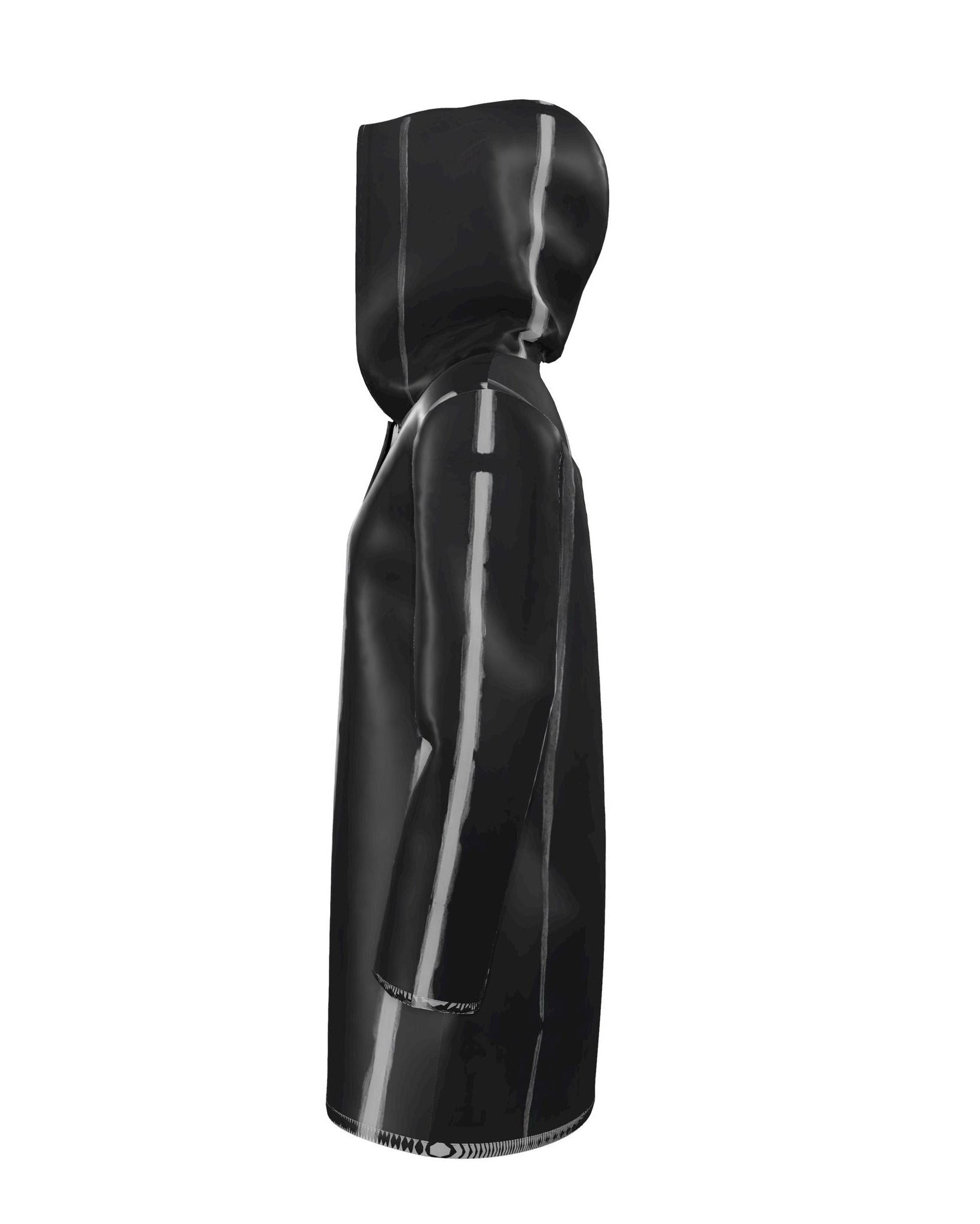 The White Stripes Womens Hooded Rain Mac