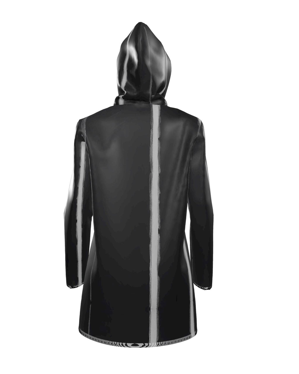 The White Stripes Womens Hooded Rain Mac