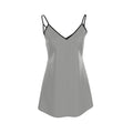 Silver Veil Mini Slip Dress