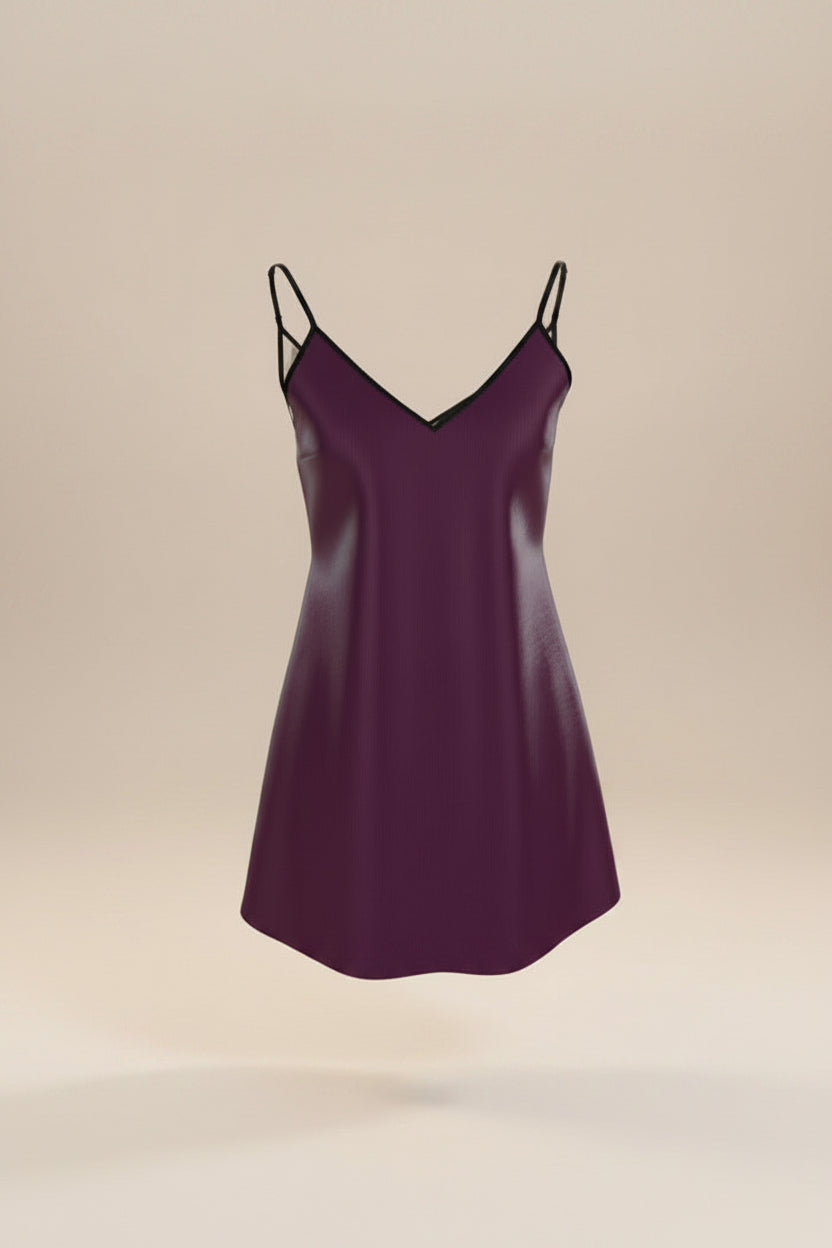 Noctis Veil Mini Slip Dress