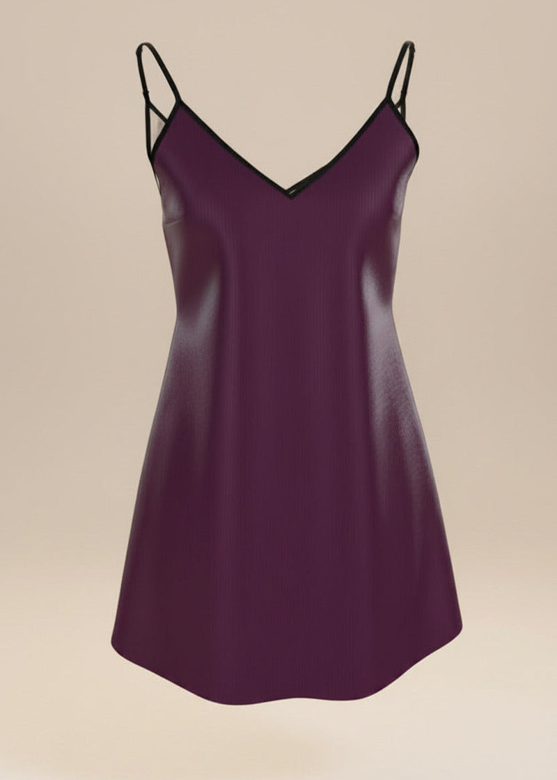 Noctis Veil Mini Slip Dress