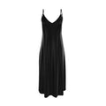 Obsidian Veil Maxi Slip Dress