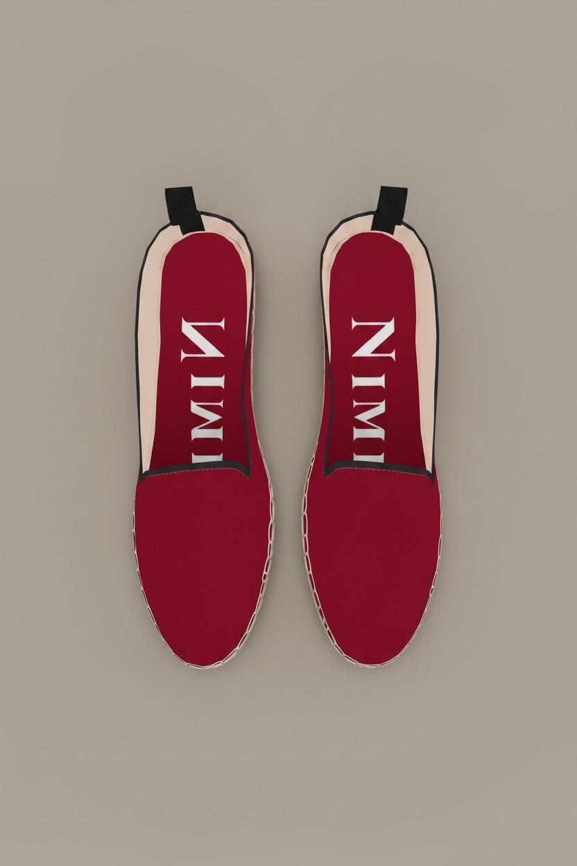 Crimson Nocturne Espadrilles