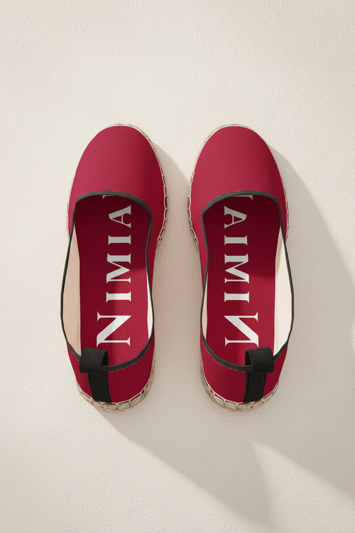 Crimson Nocturne Espadrilles