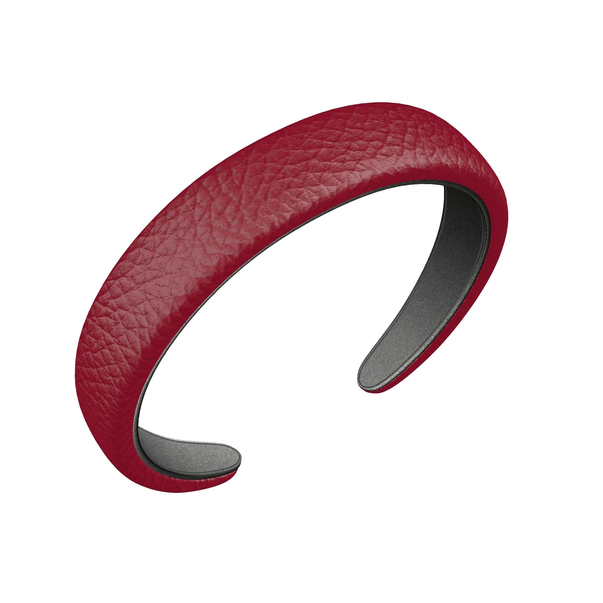 Crimson Halo Leather Headband