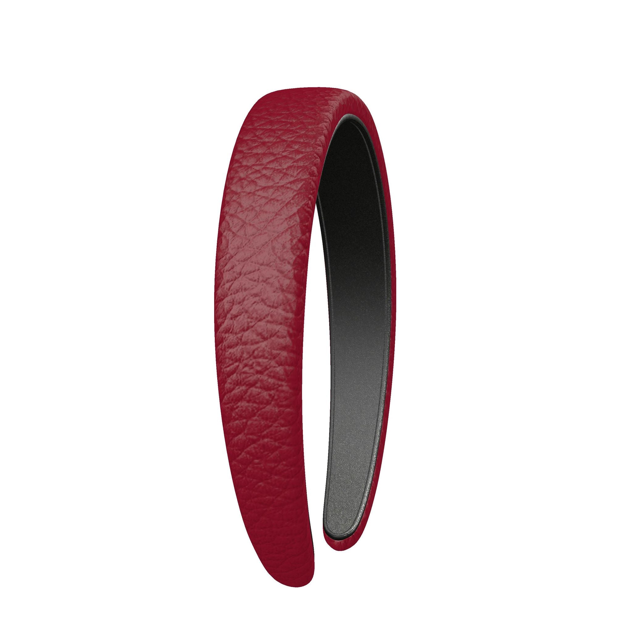 Crimson Halo Leather Headband