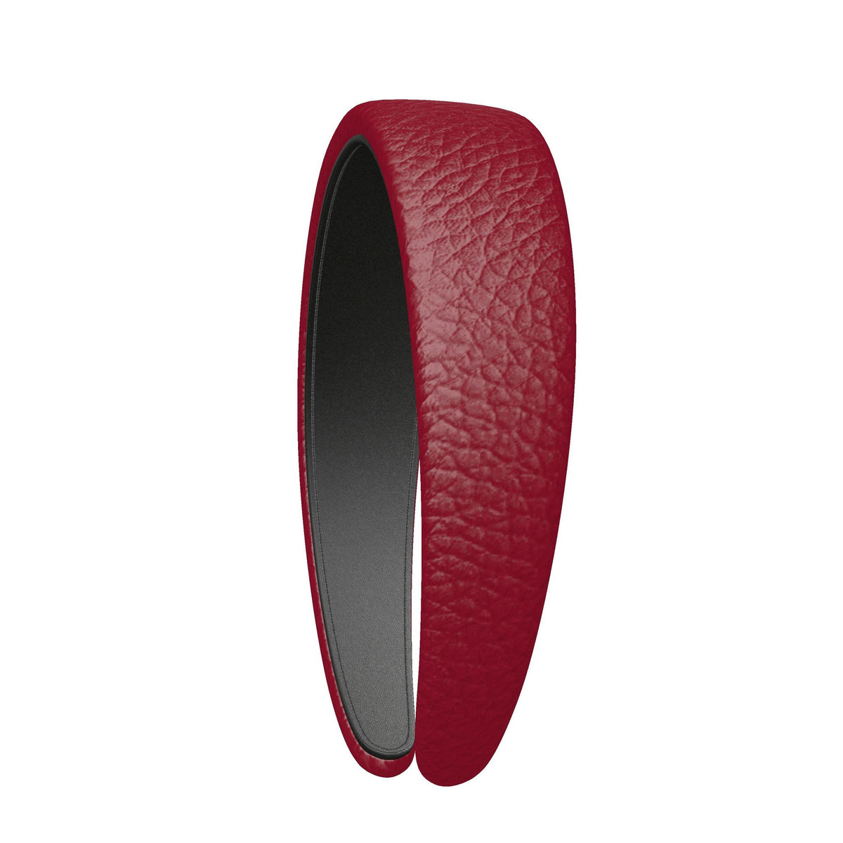 Crimson Halo Leather Headband