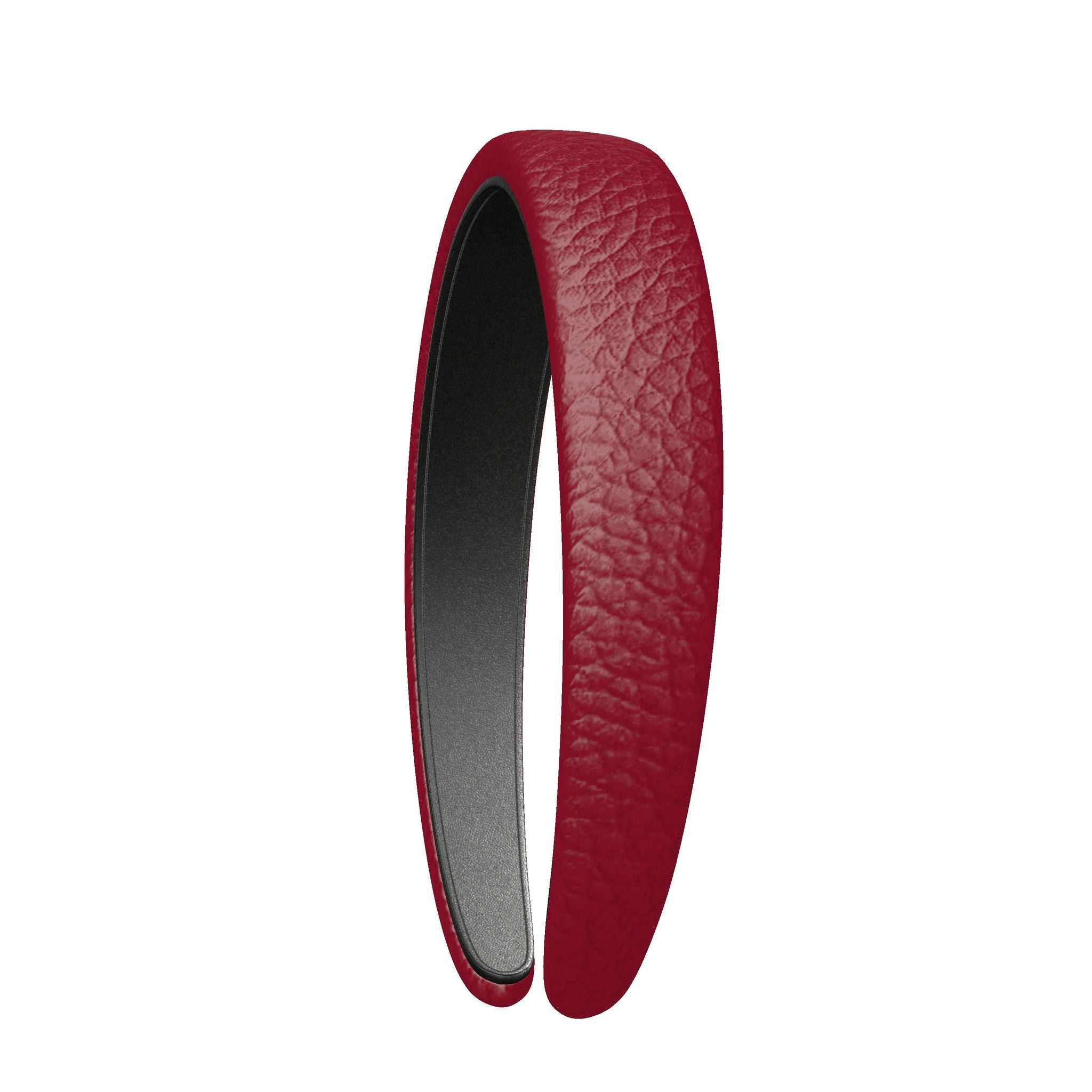 Crimson Halo Leather Headband