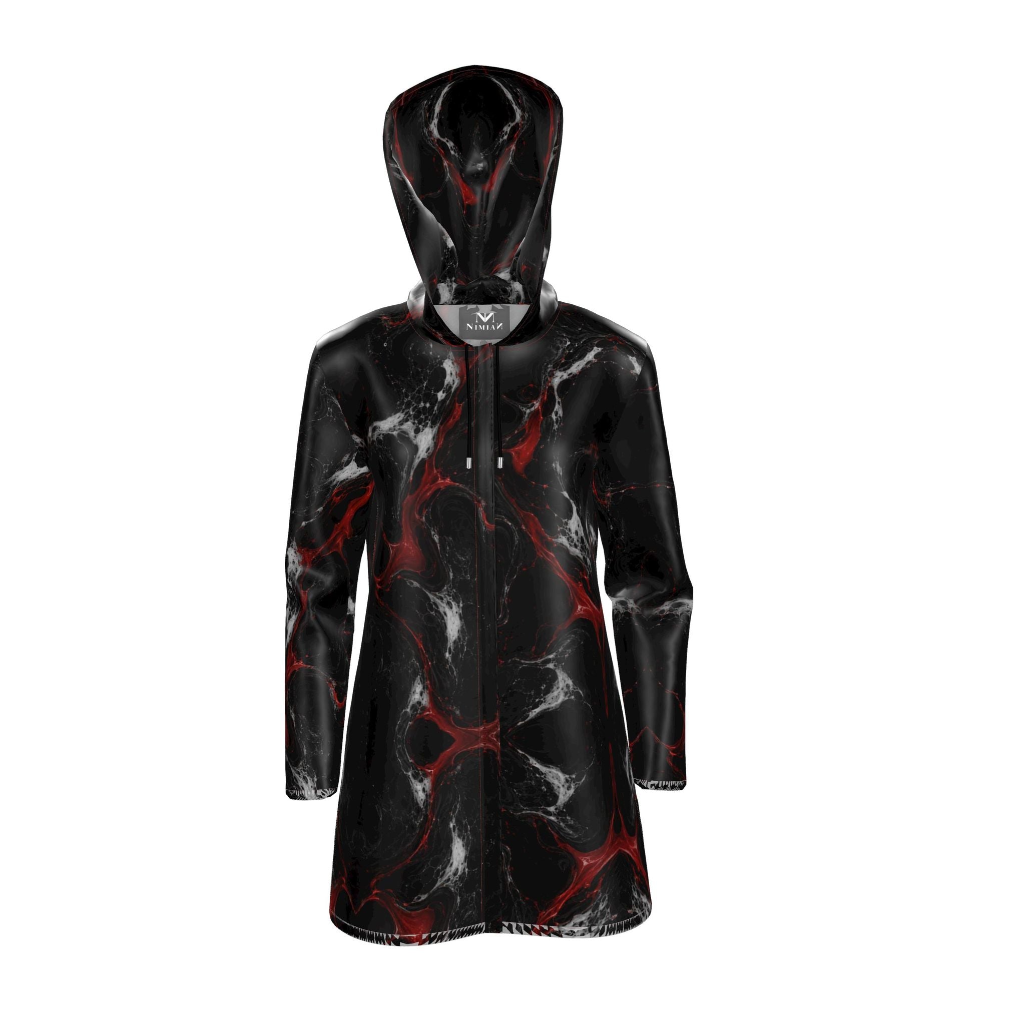 Marmora Noctis Hooded Rain Mac