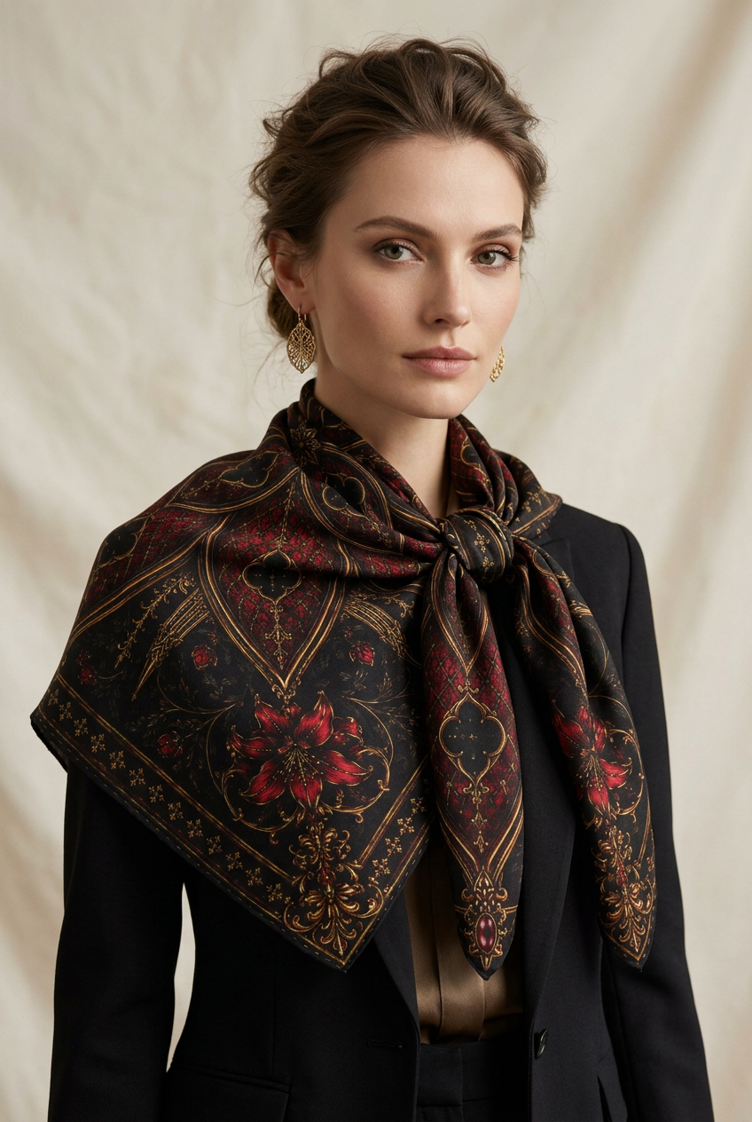 NOCTIS CATHEDRAL Silk Scarf