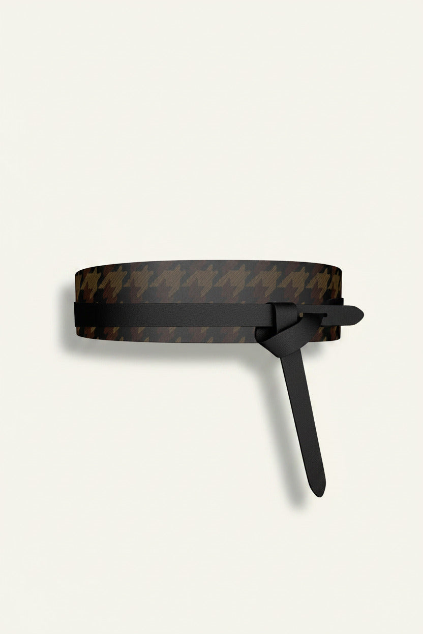NIMIAN Umbra Terrain Nappa Leather Wrap Belt