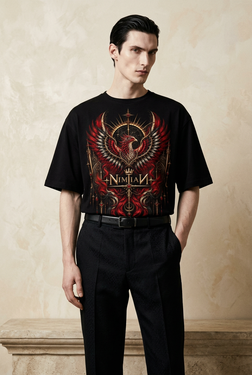 NIMIAN Ignis Seraphim Oversized T-Shirt