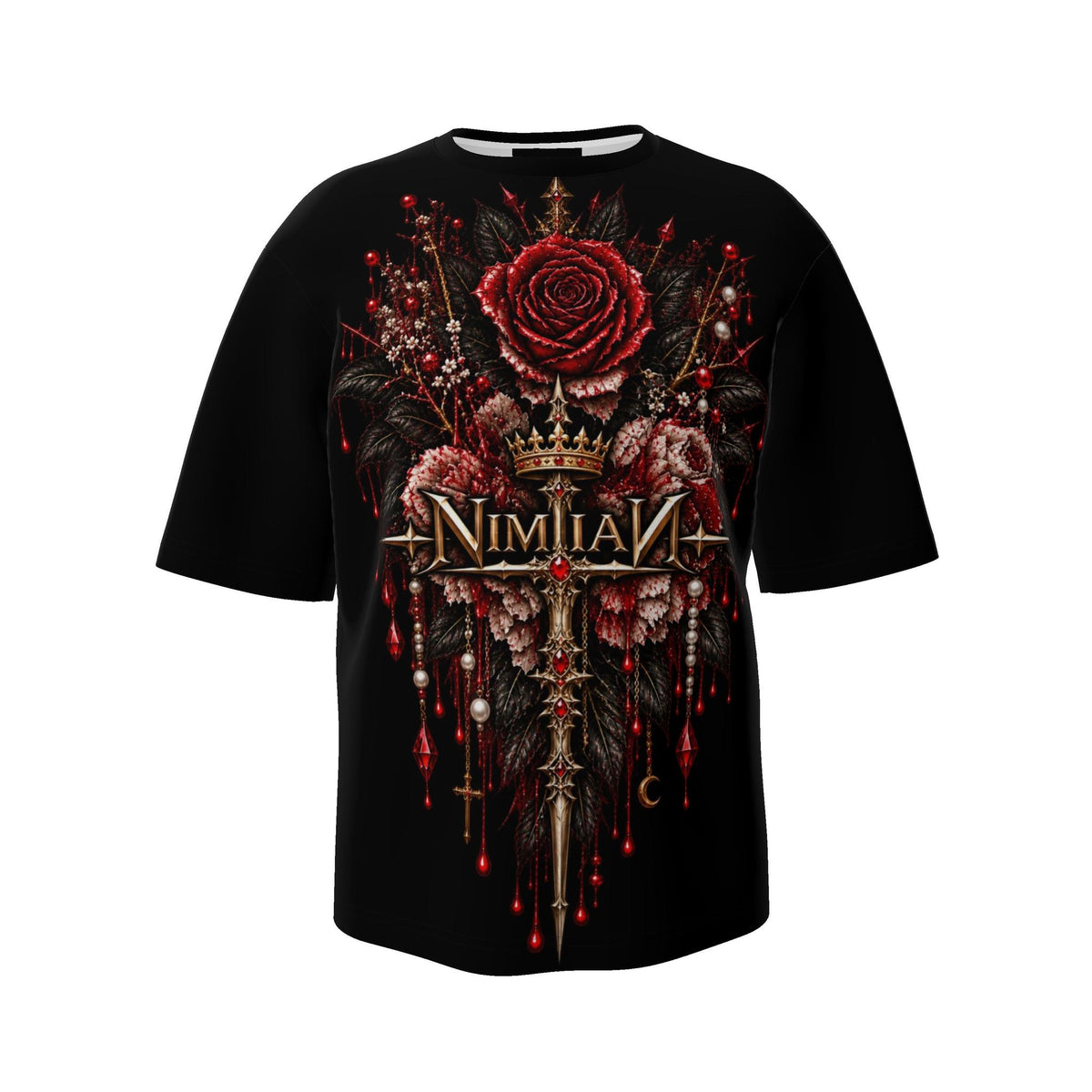 NIMIAN Rosa Imperialis Oversized T-Shirt