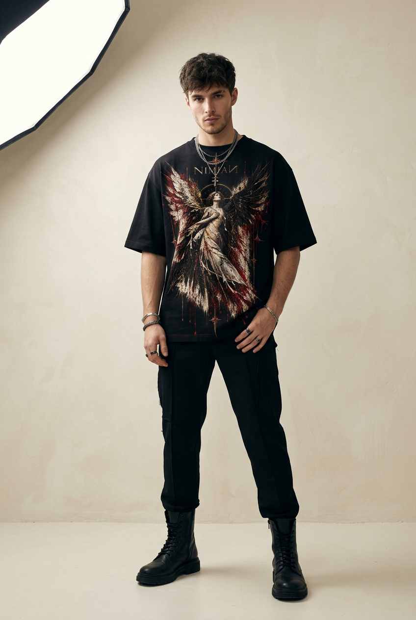 NIMIAN Angelus Noctis Oversized T-Shirt