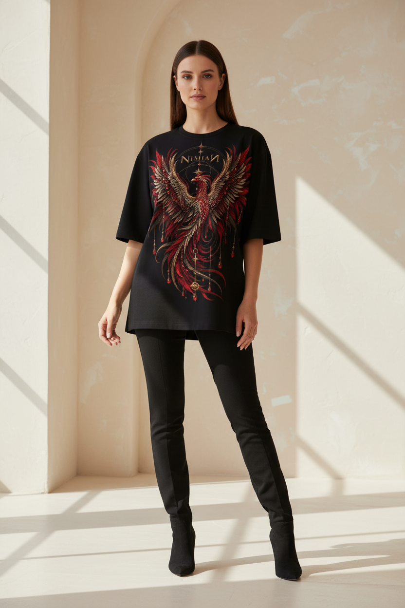 NIMIAN Phoenix Regalis Oversized T-Shirt