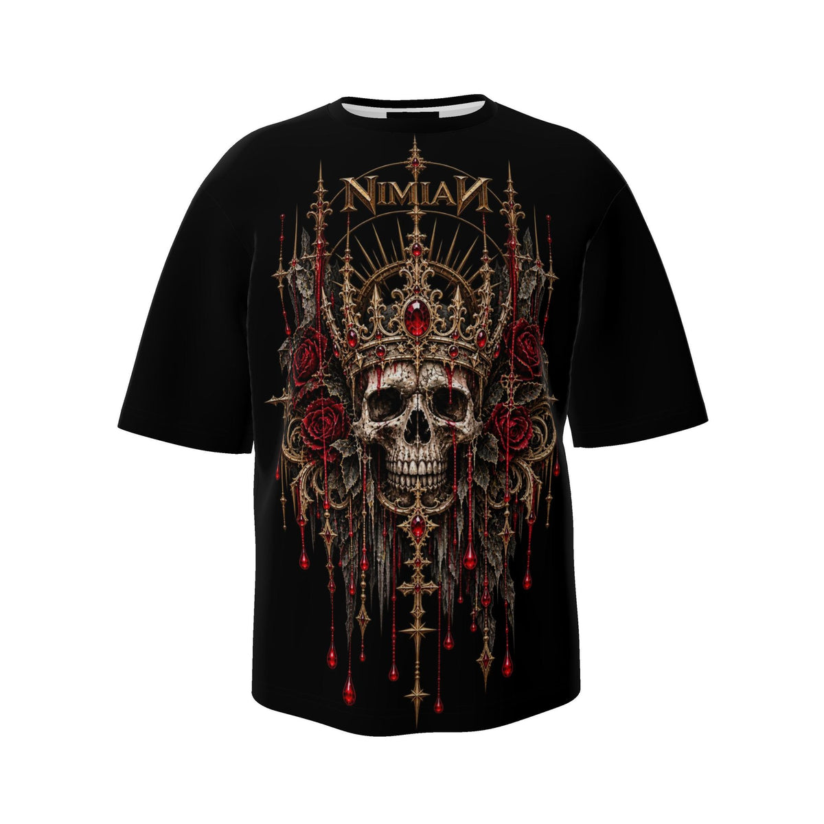 NIMIAN Royal Skull Oversized T-Shirt