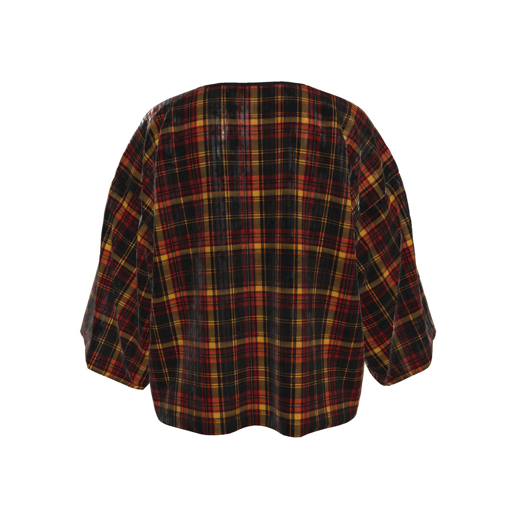 NIMIAN Highland Nocturne Tartan Kimono Jacket