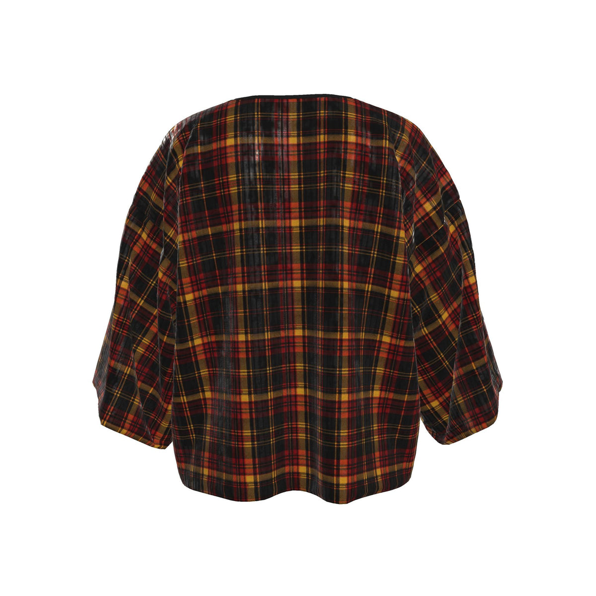 NIMIAN Highland Nocturne Tartan Kimono Jacket