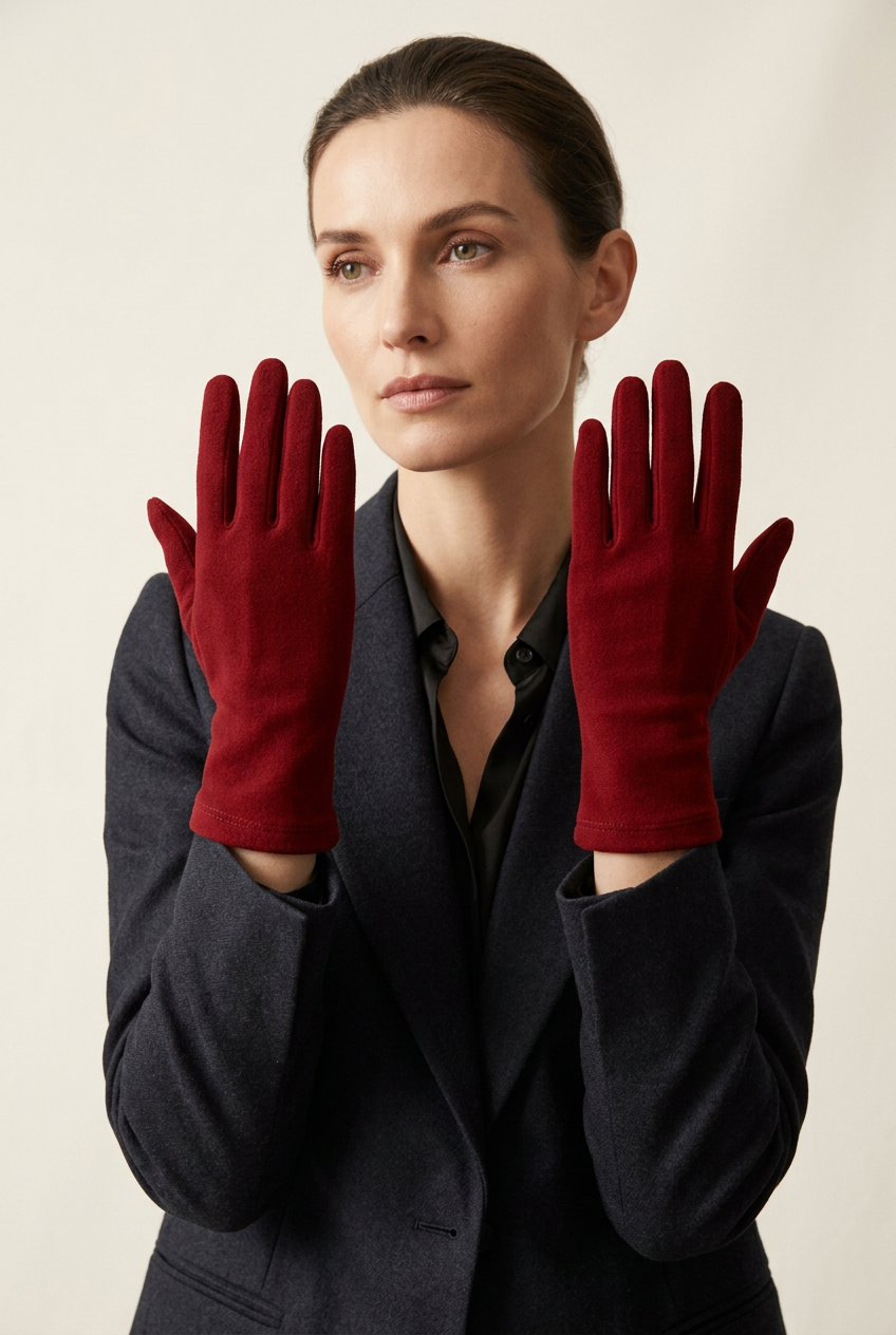 NIMIAN Crimson Frost Fleece Gloves