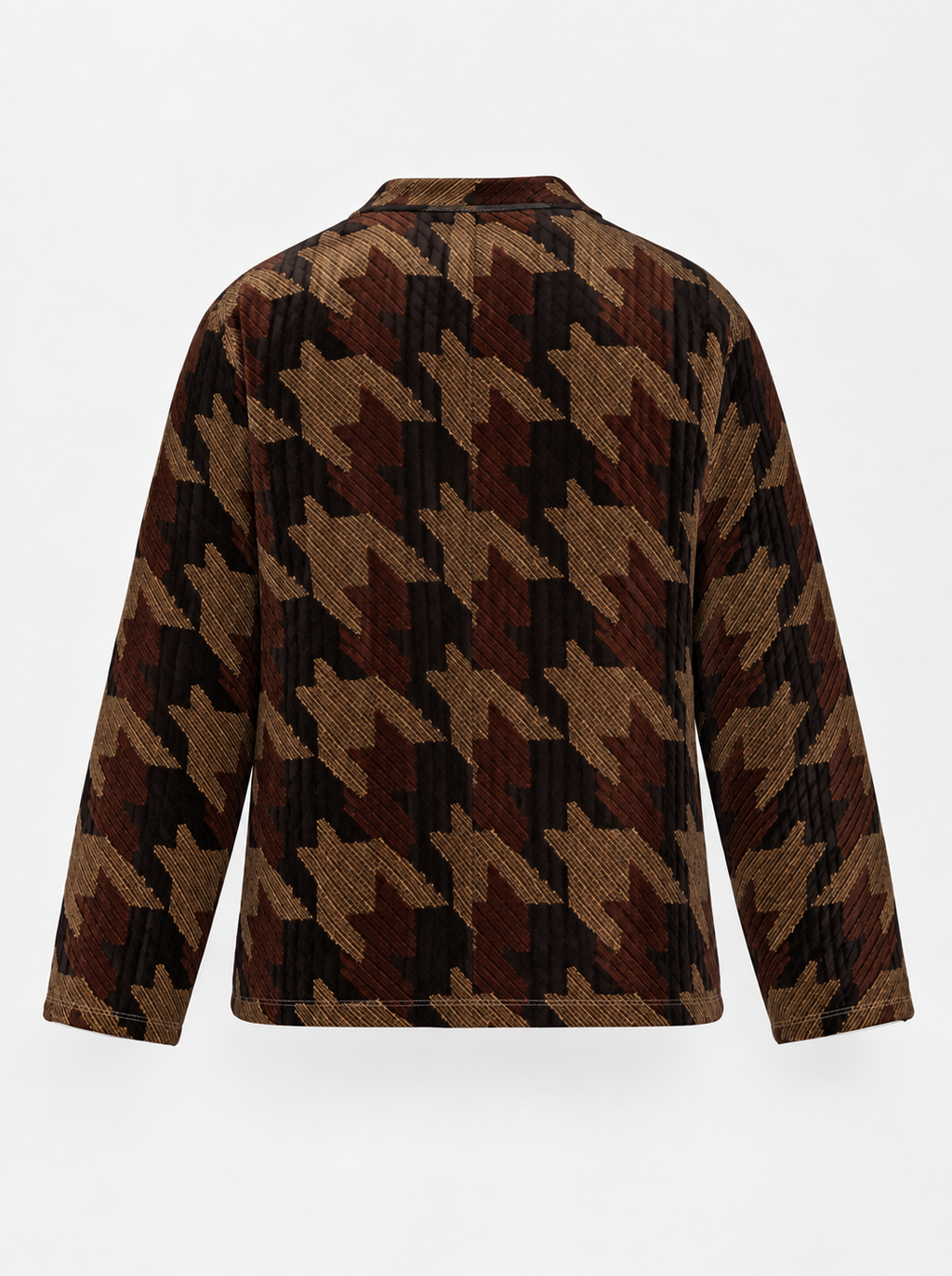 NIMIAN Umbra Terrain Crushed Velour Wrap Blazer