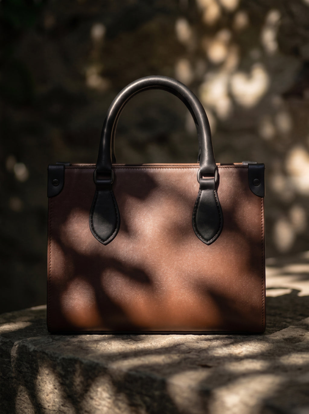 NimiaN Mini Bonchurch Shopper Bag (Brown Nappa Leather)