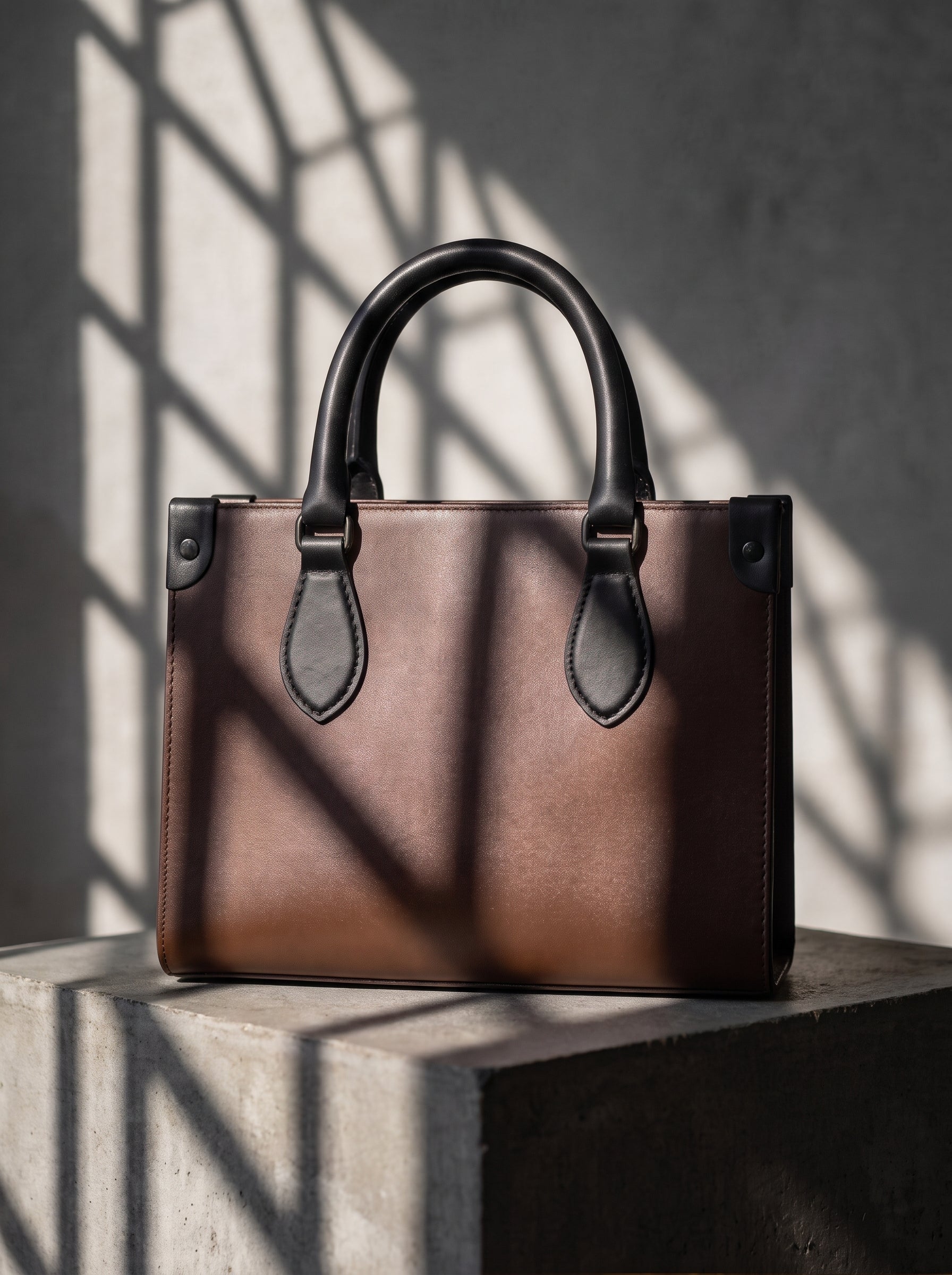 NimiaN Mini Bonchurch Shopper Bag (Brown Nappa Leather)