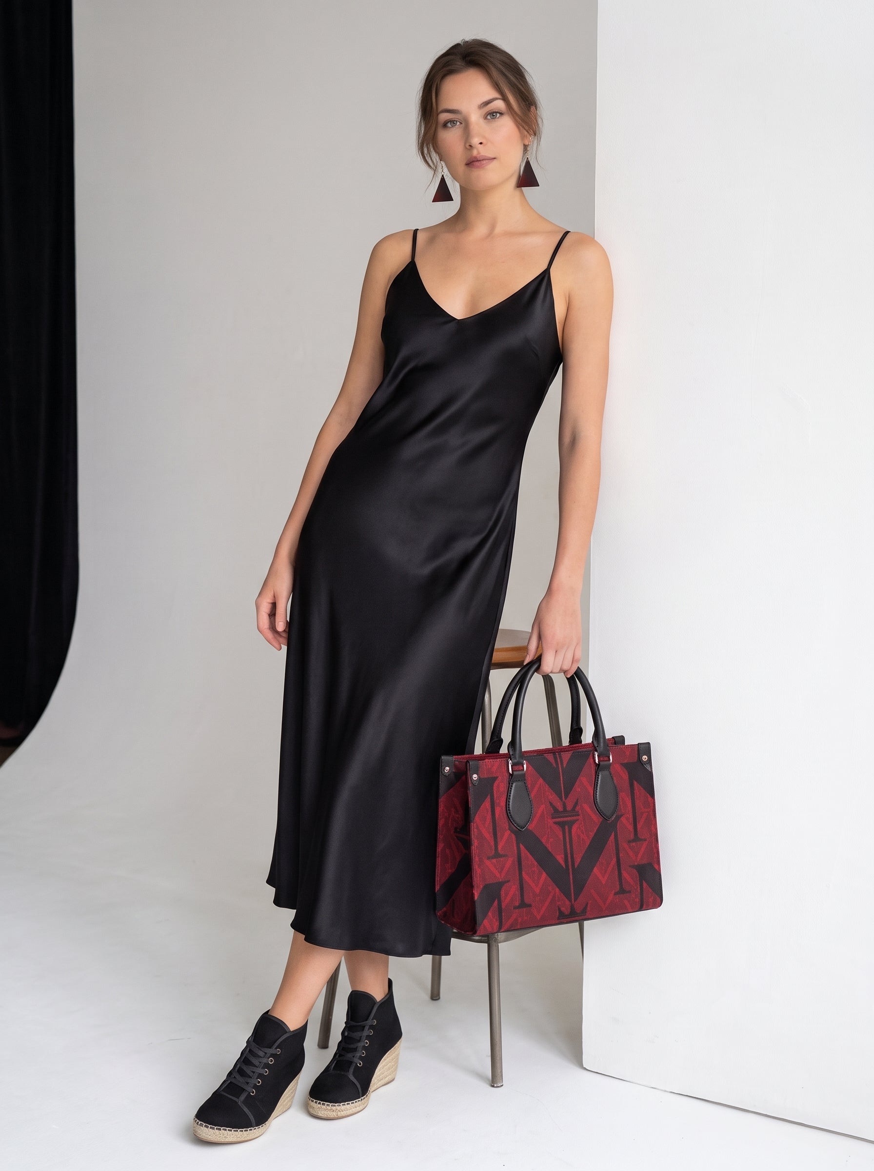 Black Slip Dress Maxi