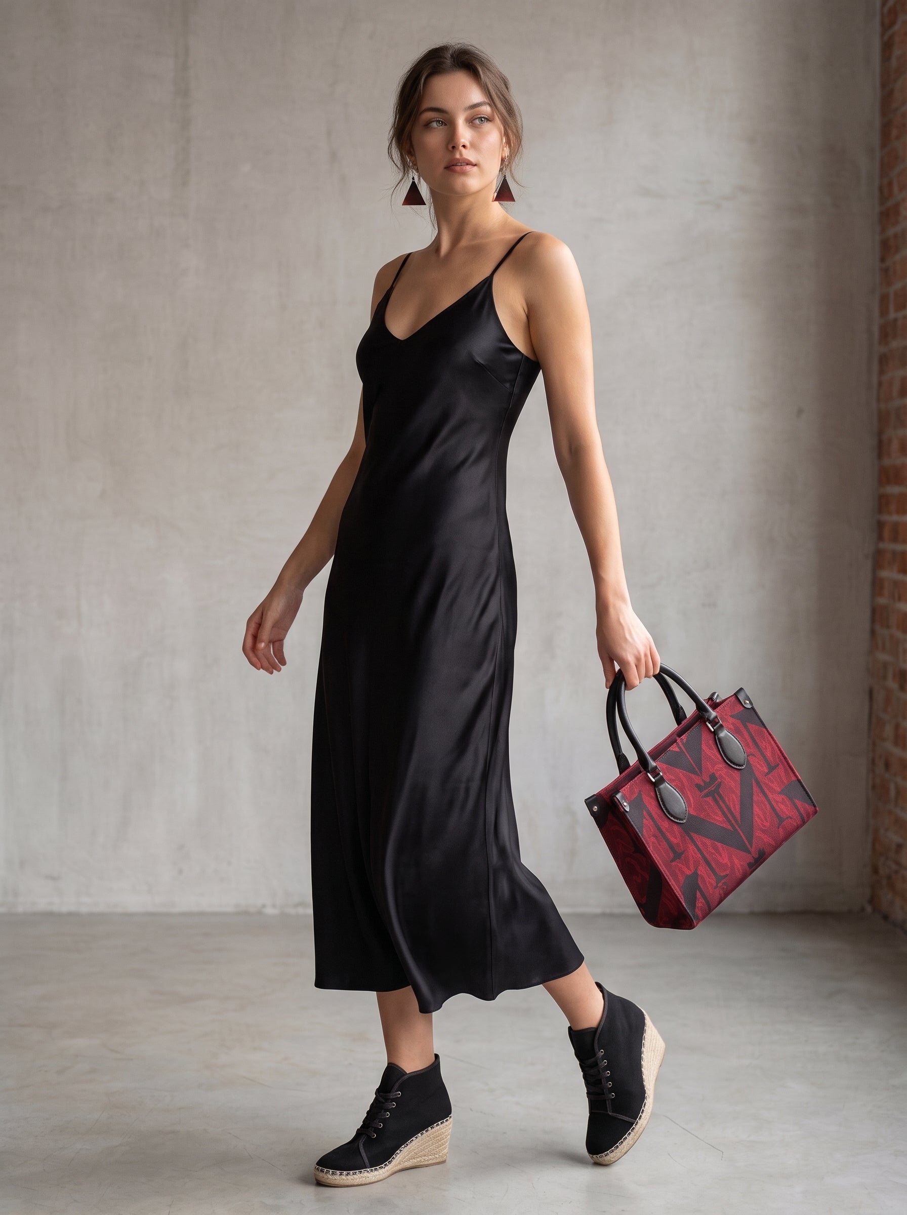 Black Slip Dress Maxi