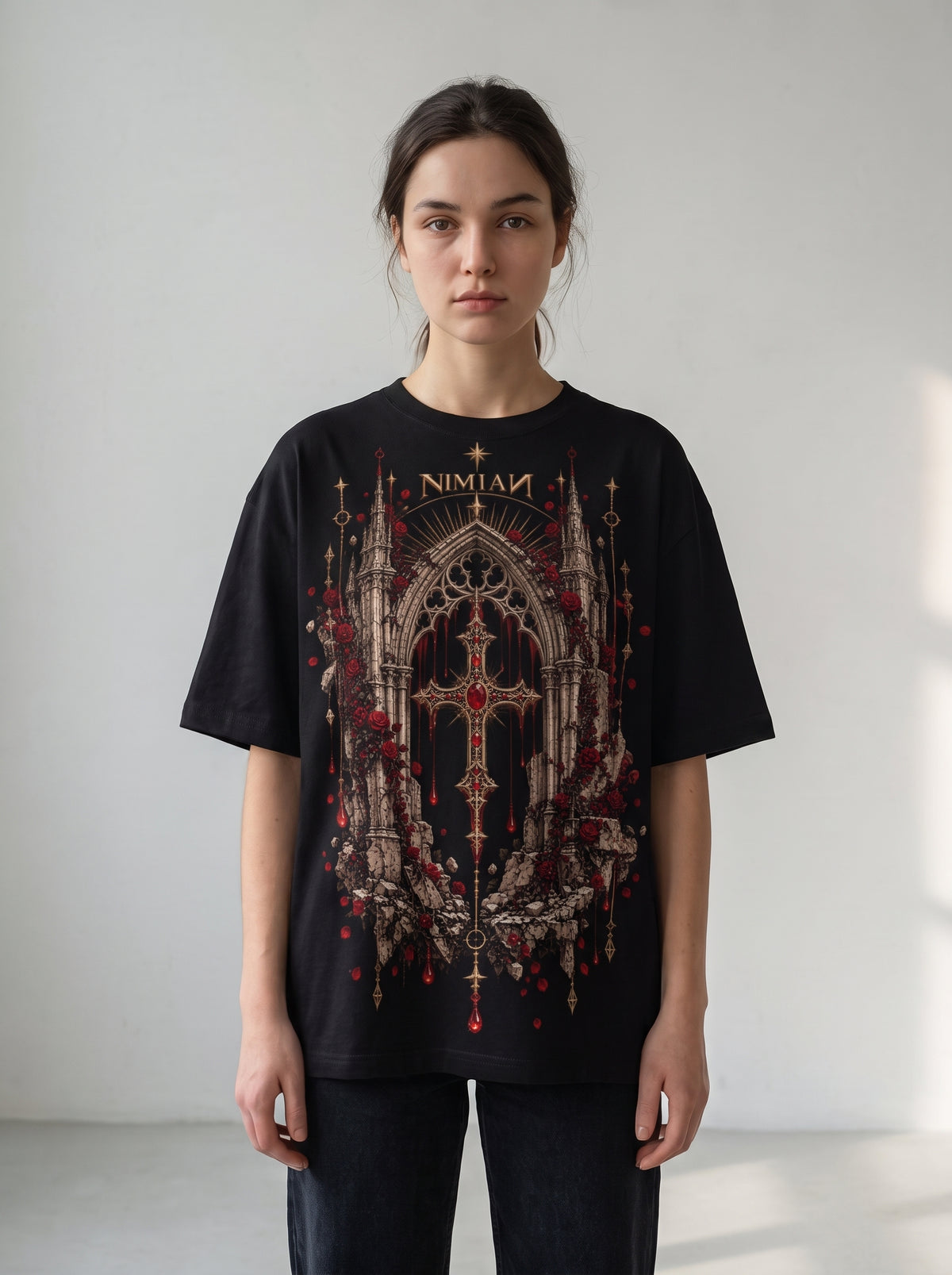 NIMIAN Cathedral Blade Oversized T-Shirt