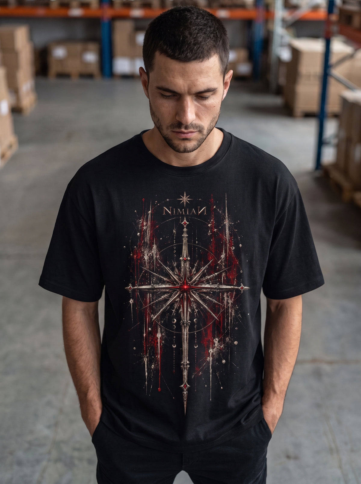 NIMIAN Morning Star Oversized T-Shirt
