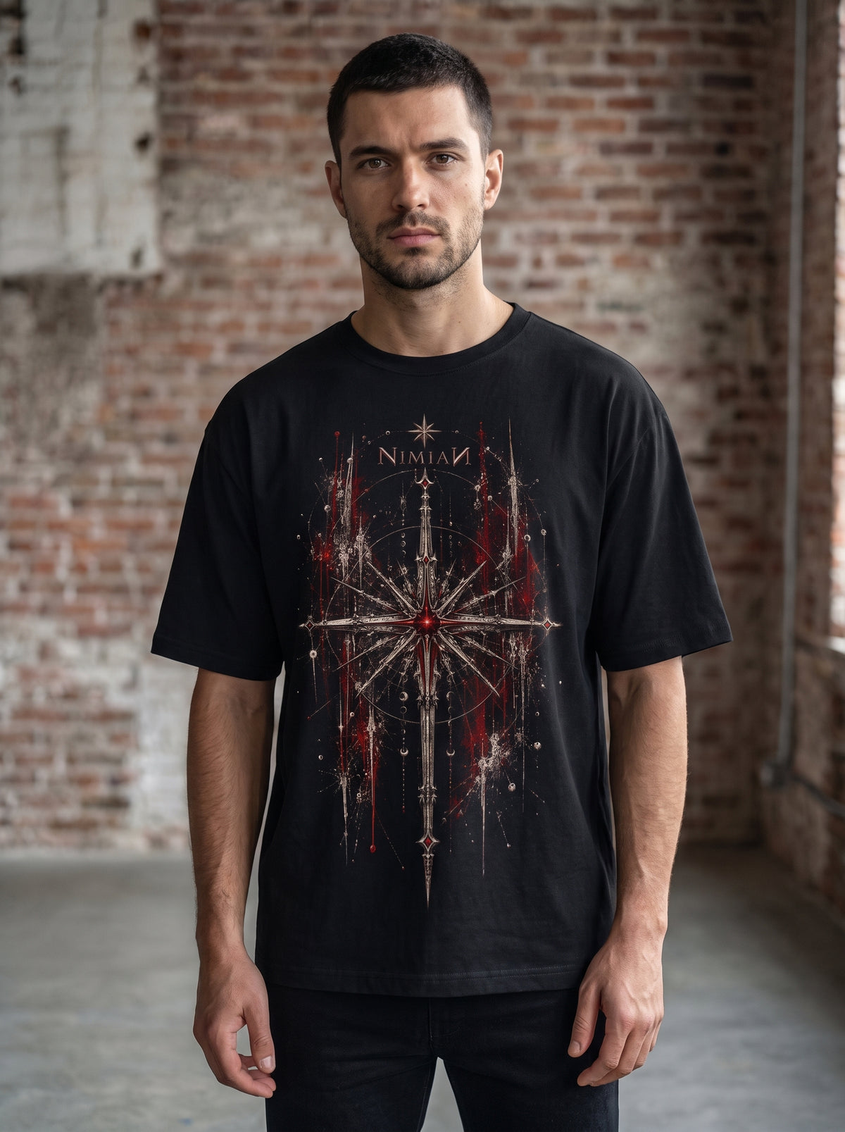 NIMIAN Morning Star Oversized T-Shirt