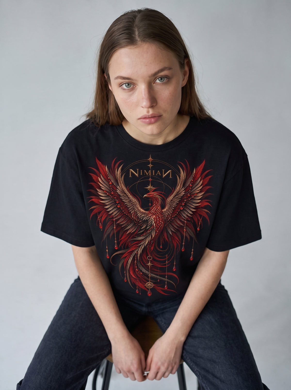 NIMIAN Phoenix Regalis Oversized T-Shirt