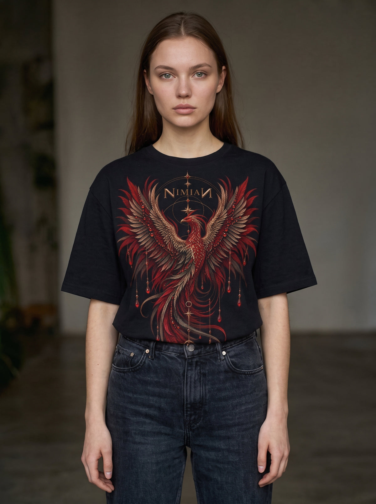 NIMIAN Phoenix Regalis Oversized T-Shirt