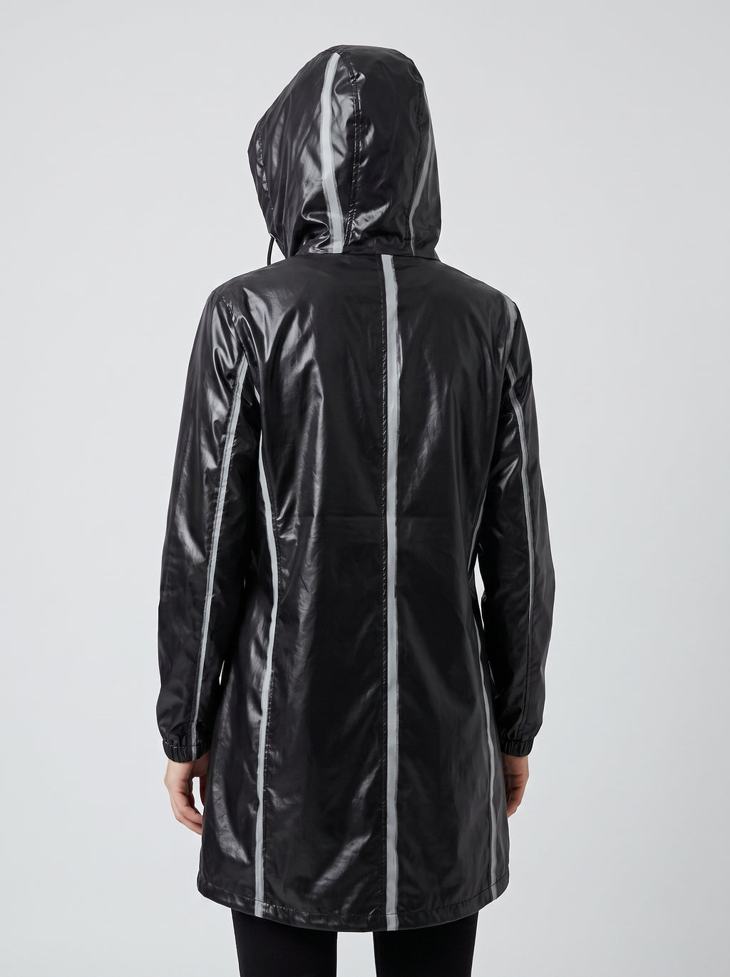 The White Stripes Womens Hooded Rain Mac