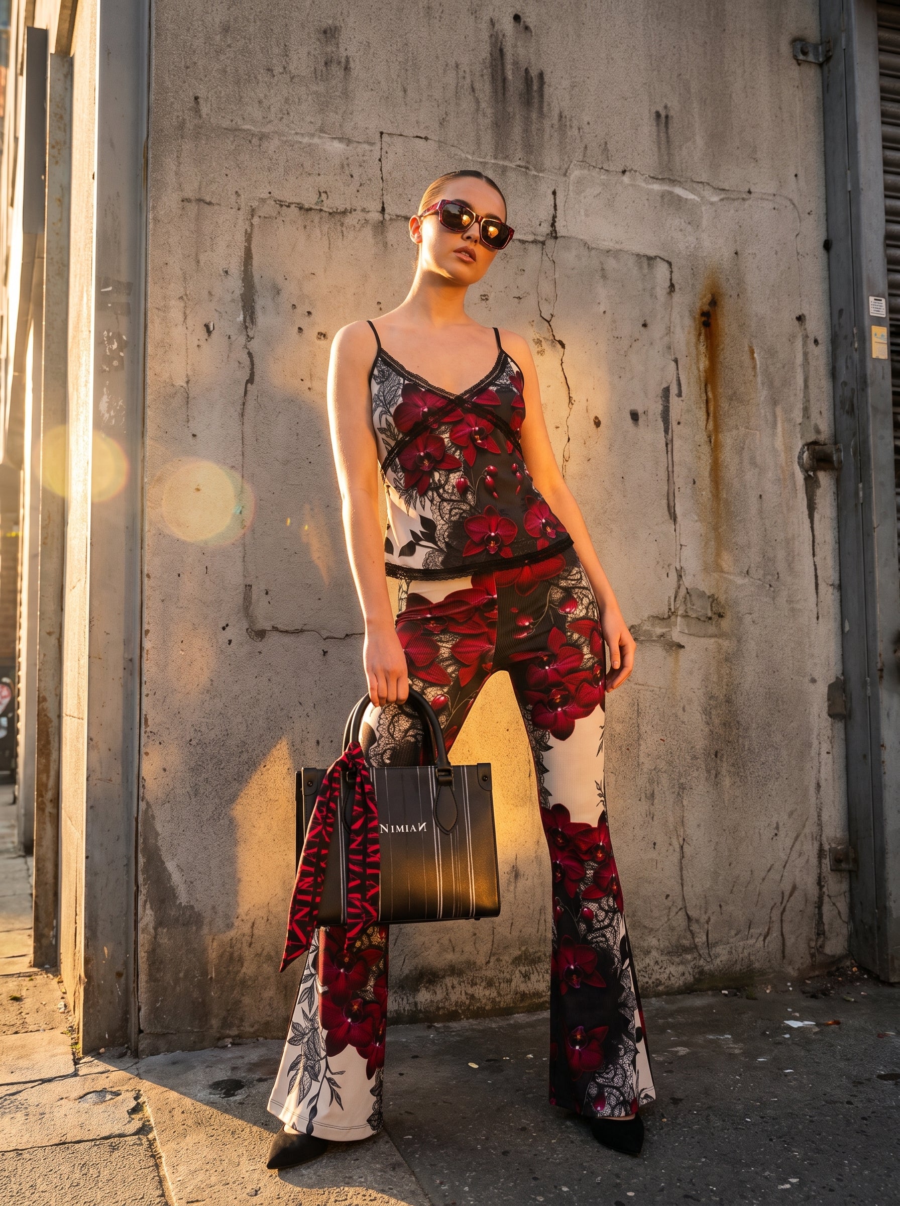 High-Rise Flared Leggings