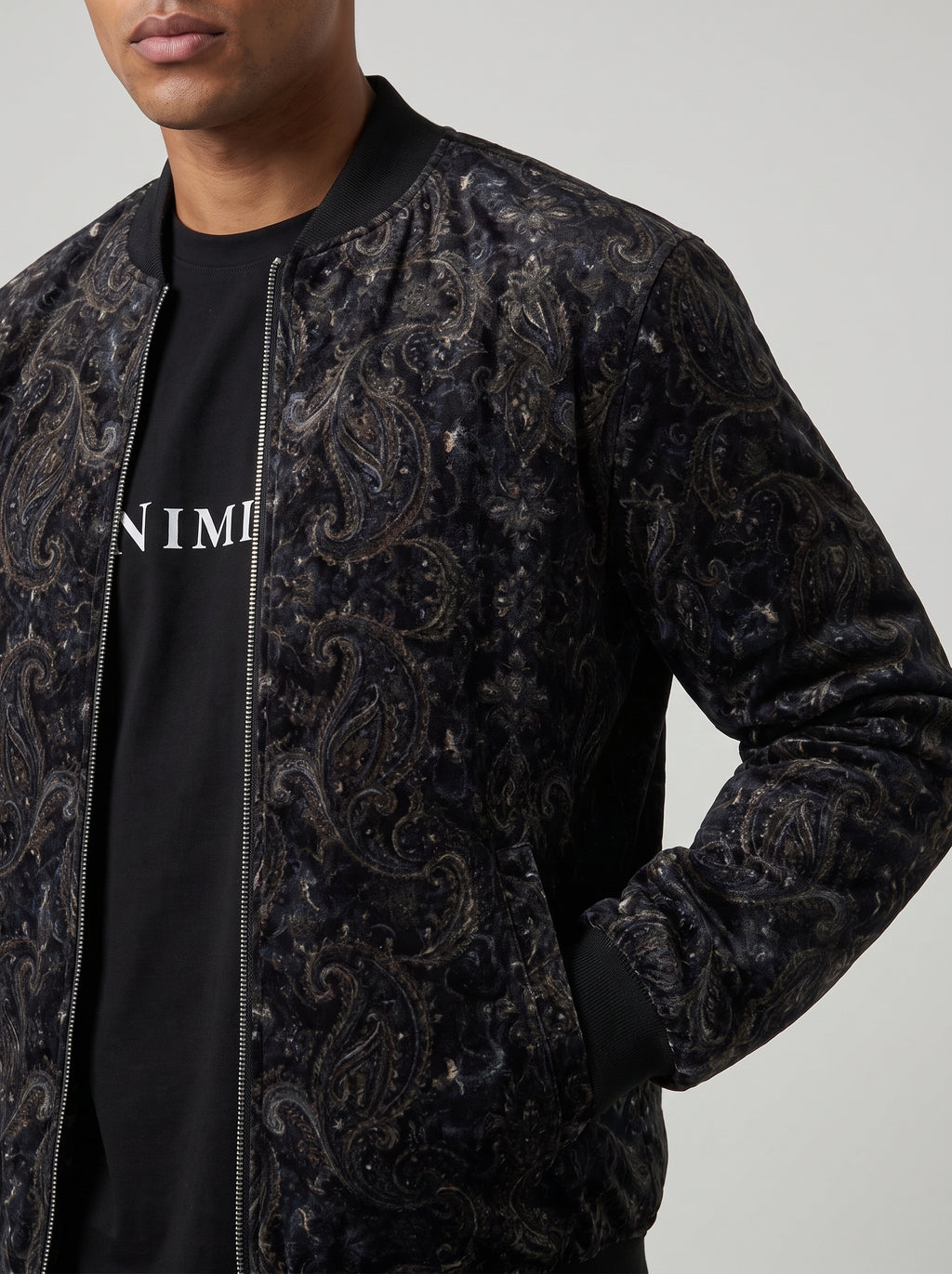 Men's Bomber Jacket Paisley