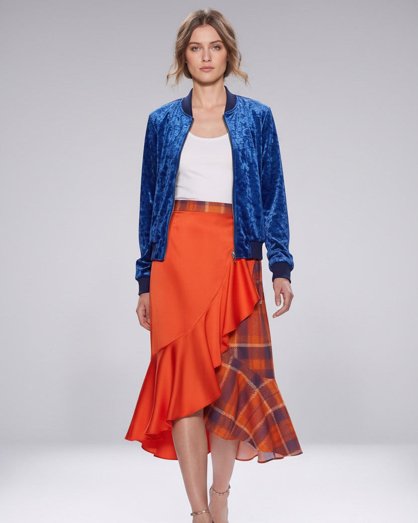 Ladies Bomber Jacket Lapis Lazuli