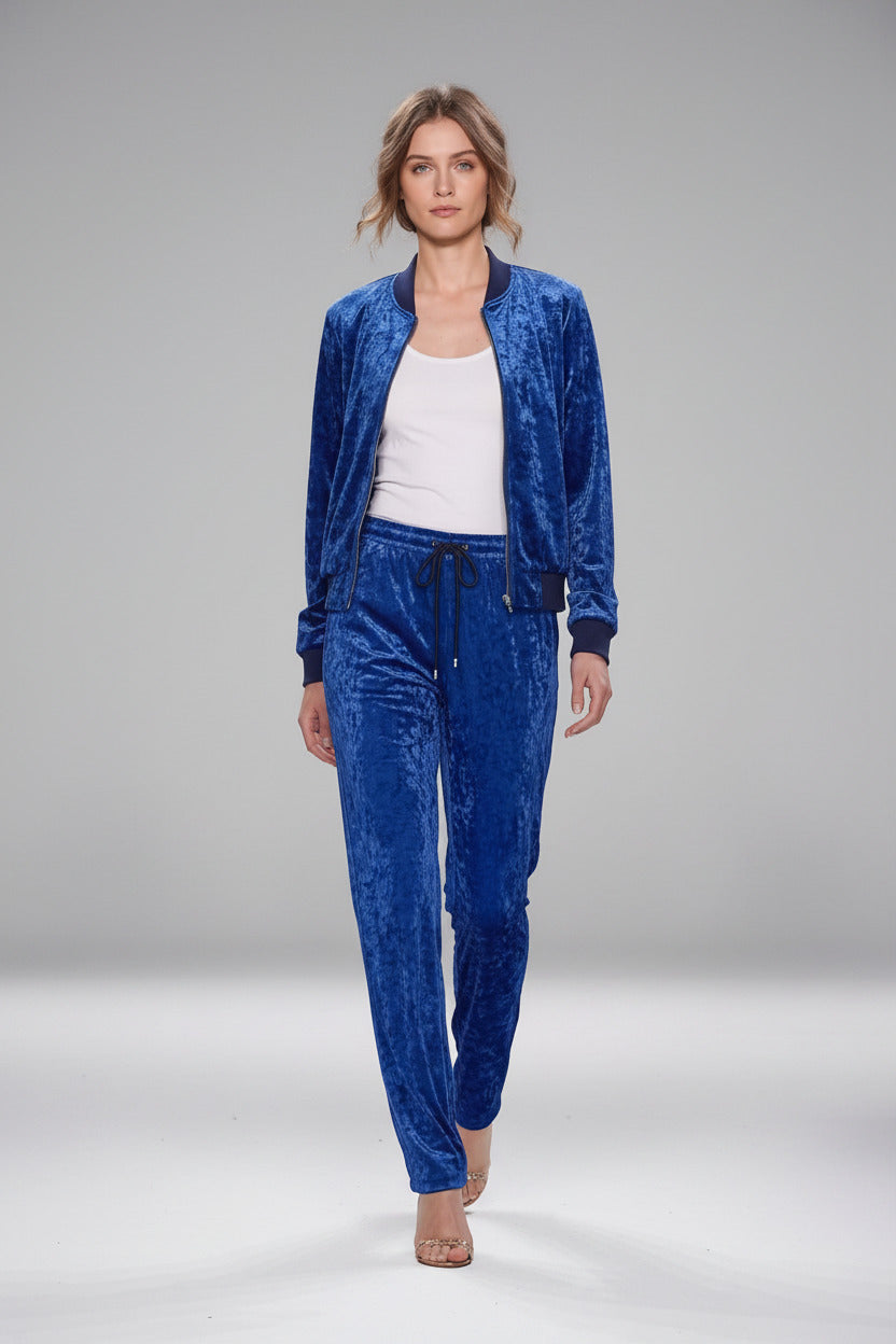 Ladies Bomber Jacket Lapis Lazuli