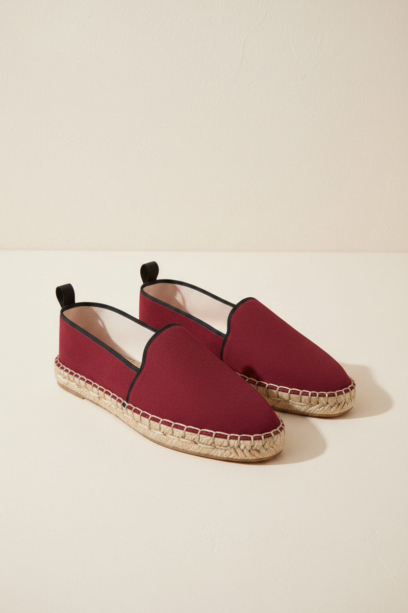 Crimson Nocturne Espadrilles