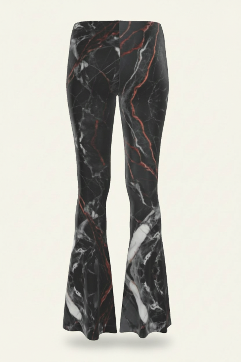 Flared Trousers Back View