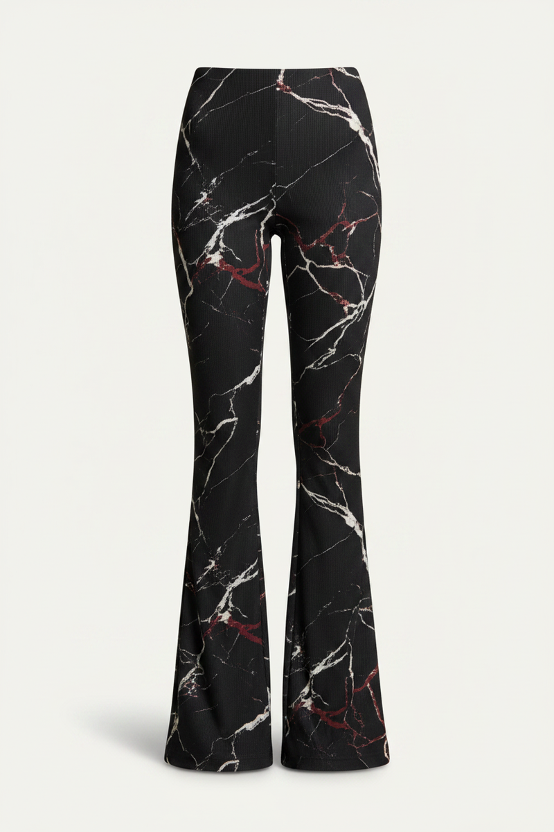 Flared Trousers Front Clean