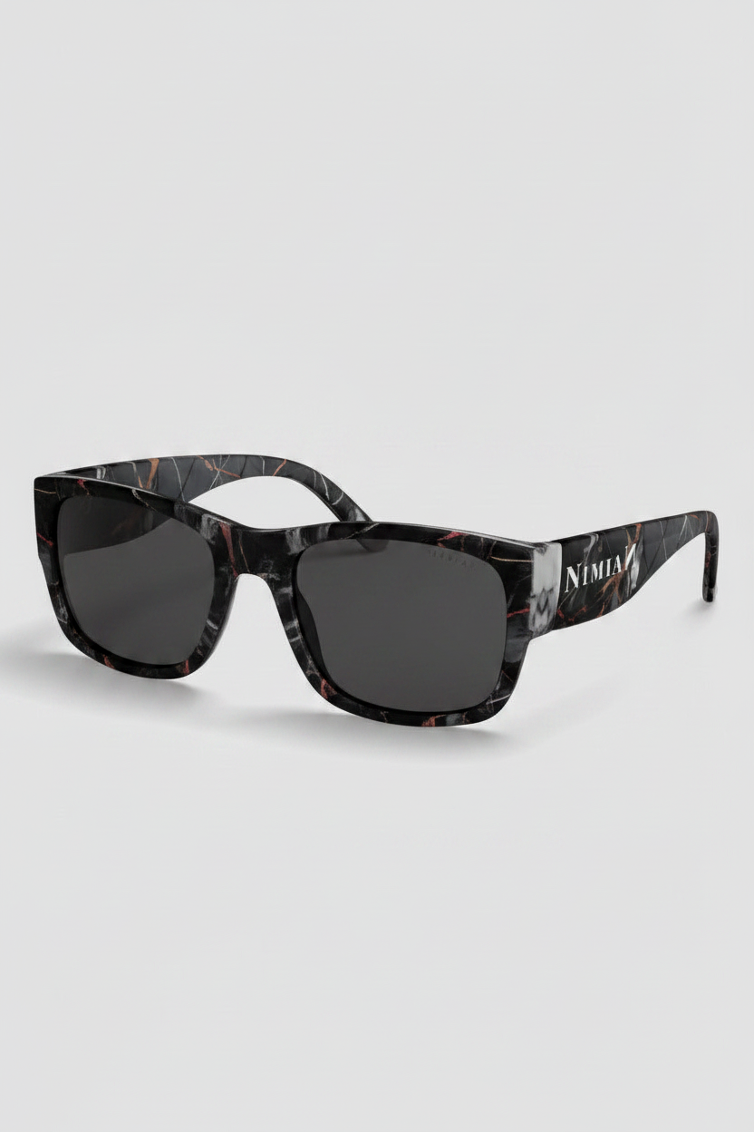 Marmora Noctis Black Marble Sunglasses