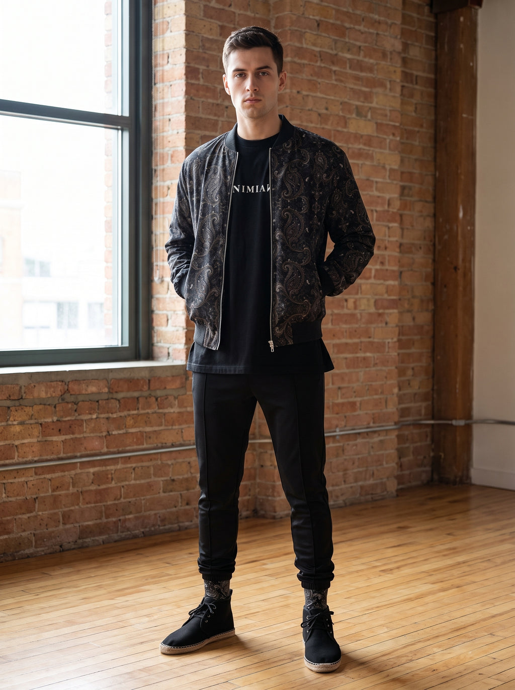 Men's Bomber Jacket Paisley