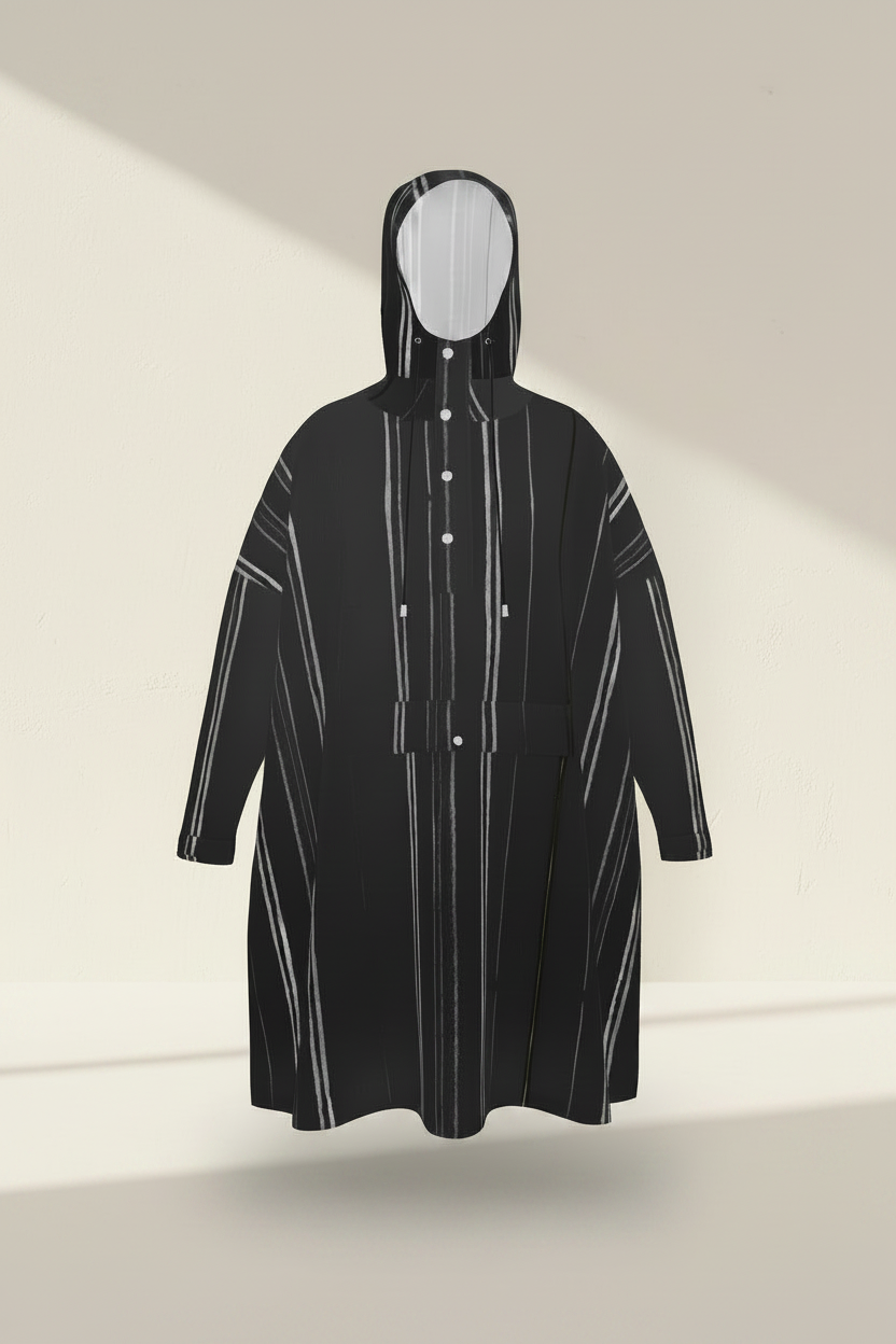 NimiaN Pluvia Noctis Unisex Waterproof Poncho — NIMIAN Background System
