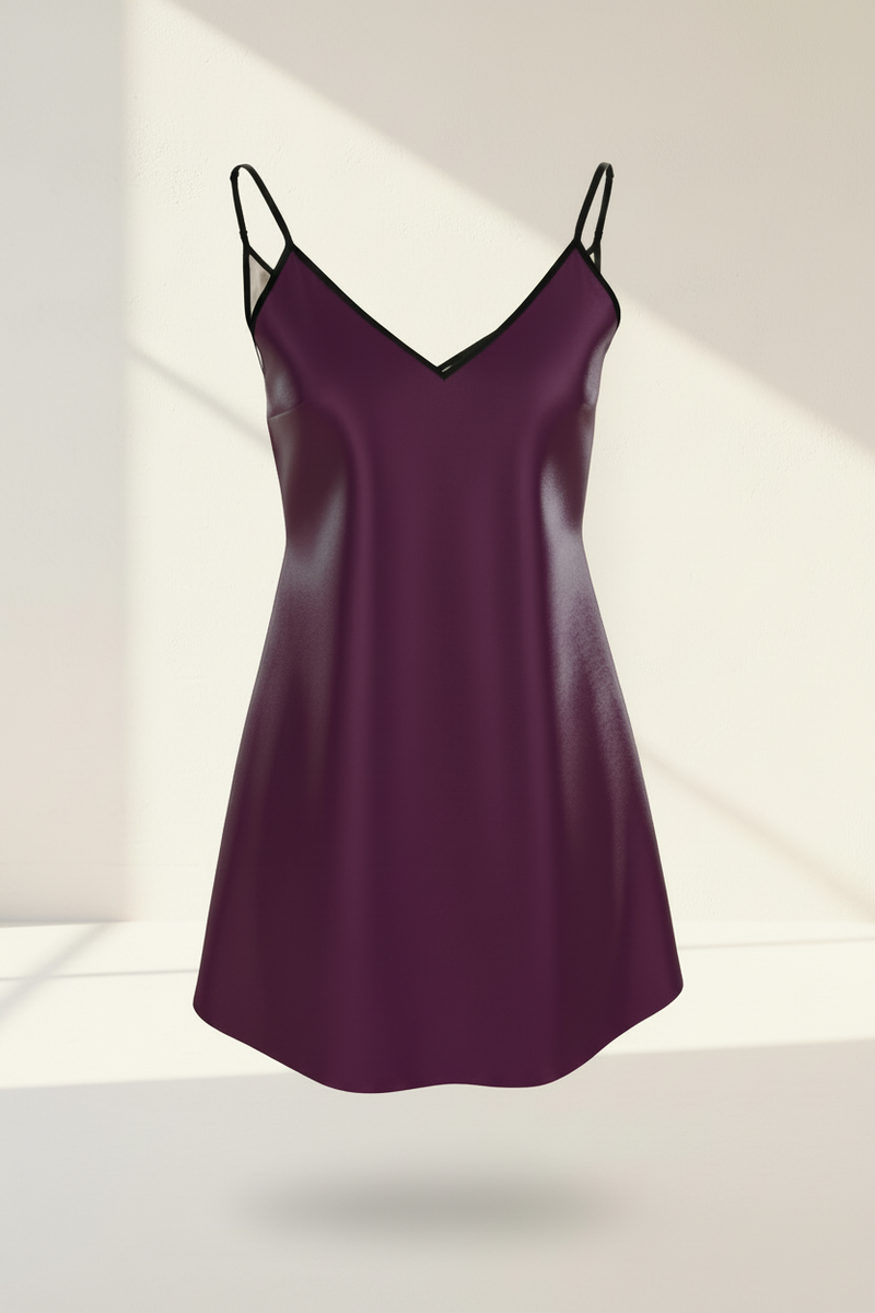 Noctis Veil Mini Slip Dress